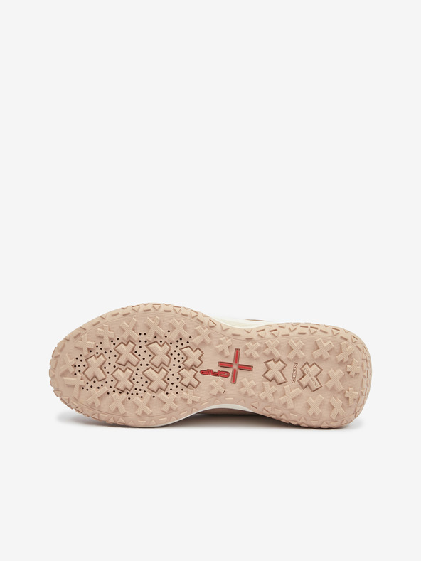 Geox Béžová dámská semišová kotníková obuv Geox Oliviera