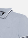 Geox Modré pánské polokošile Geox Polo