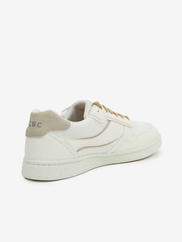 Geox Bílé pánské tenisky Geox Warrens