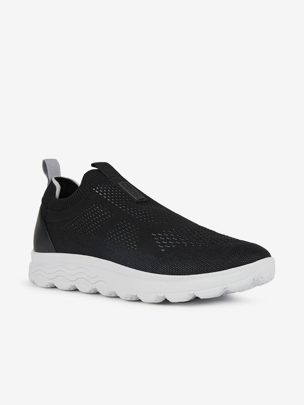 Geox Černé pánské slip on tenisky Geox Spherica