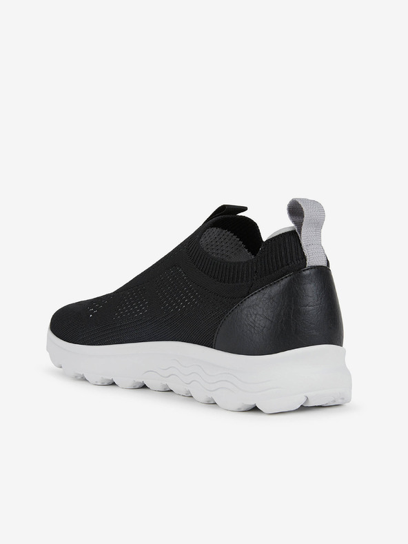 Geox Černé pánské slip on tenisky Geox Spherica