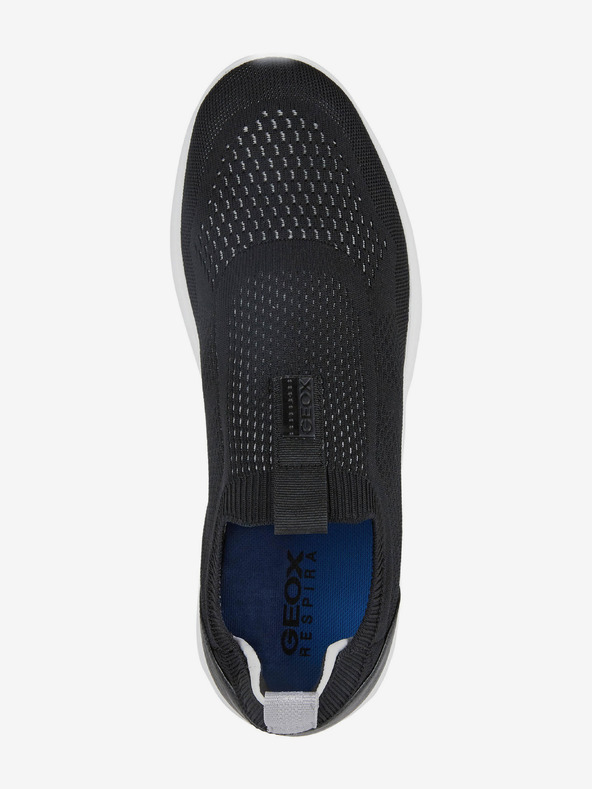 Geox Černé pánské slip on tenisky Geox Spherica