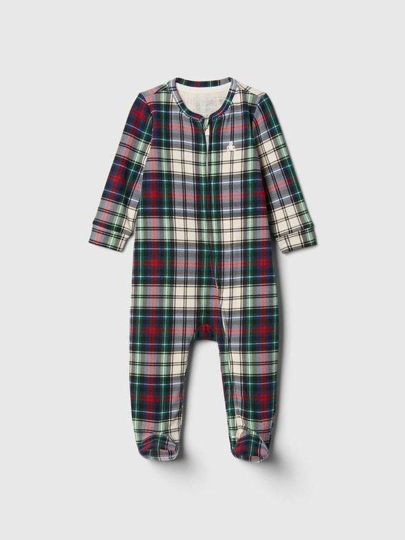 GAP Baby kostkovaný overal