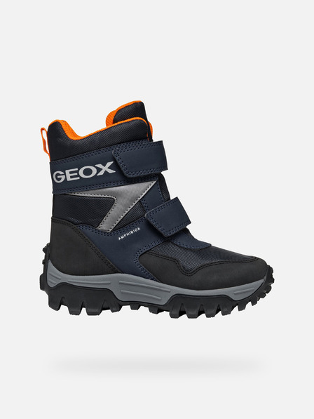 Geox Tmavě modrá chlapecká zimní obuv Geox Himalaya  B ABX