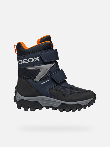 Geox Tmavě modrá chlapecká zimní obuv Geox Himalaya  B ABX