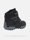 Geox Černá chlapecká kontíková obuv Geox Himalaya  B Abx