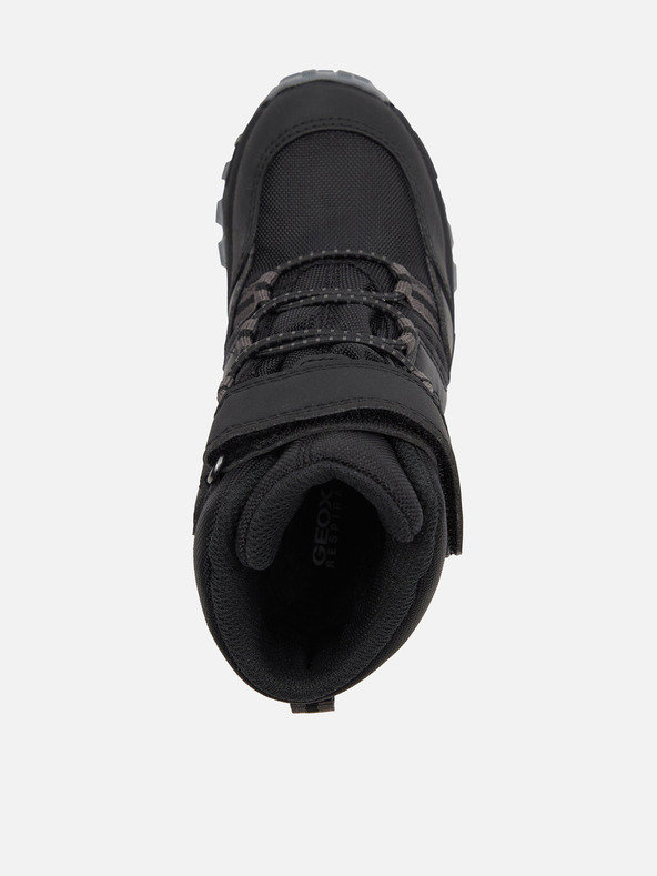 Geox Černá chlapecká kontíková obuv Geox Himalaya  B Abx