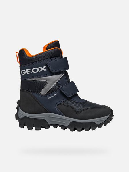 Geox Tmavě modrá chlapecká zimní obuv Geox Himalaya  B ABX