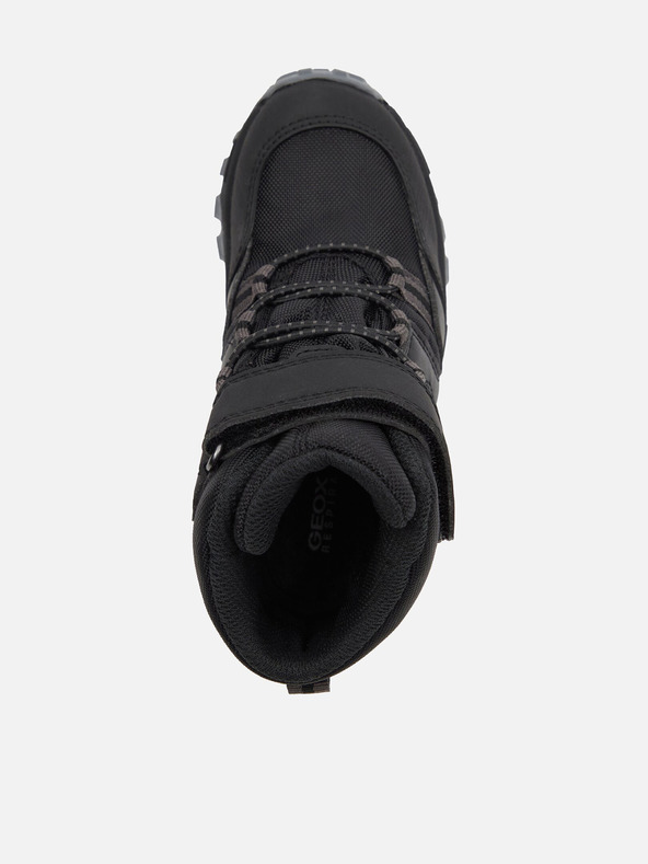 Geox Černá chlapecká kontíková obuv Geox Himalaya  B Abx