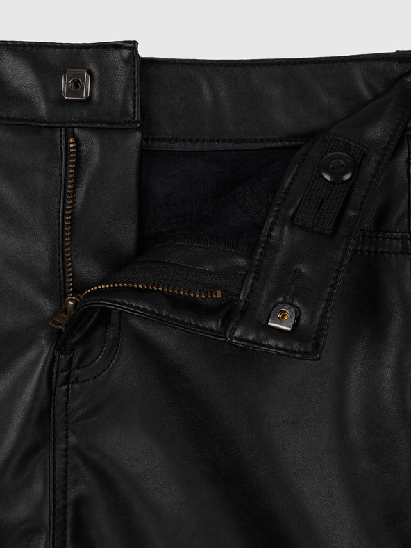 GAP Dětská koženková sukně GAP