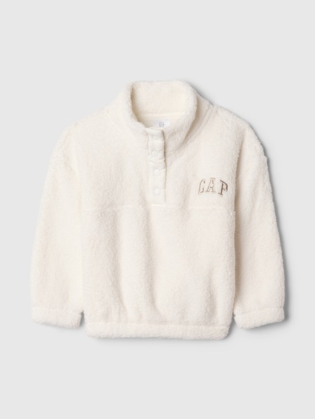 GAP Baby sherpa mikina s logem