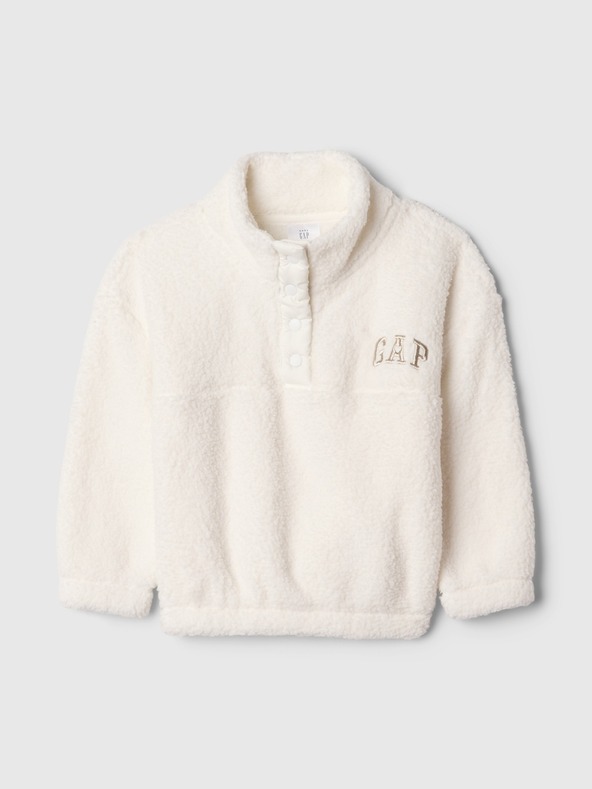 GAP Baby sherpa mikina s logem