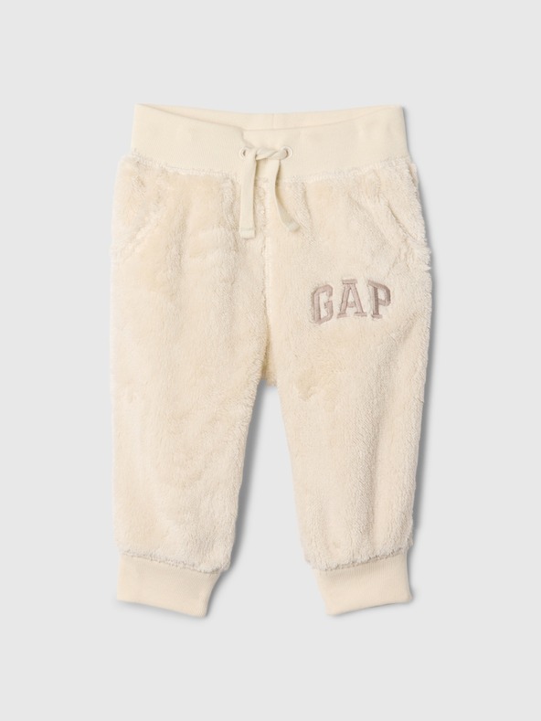 GAP Baby kalhoty z umělého kožíšku