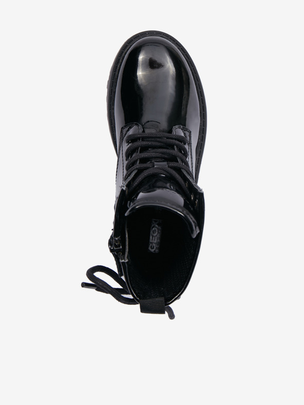 Geox Černá dívčí kotníková obuv Geox Casey