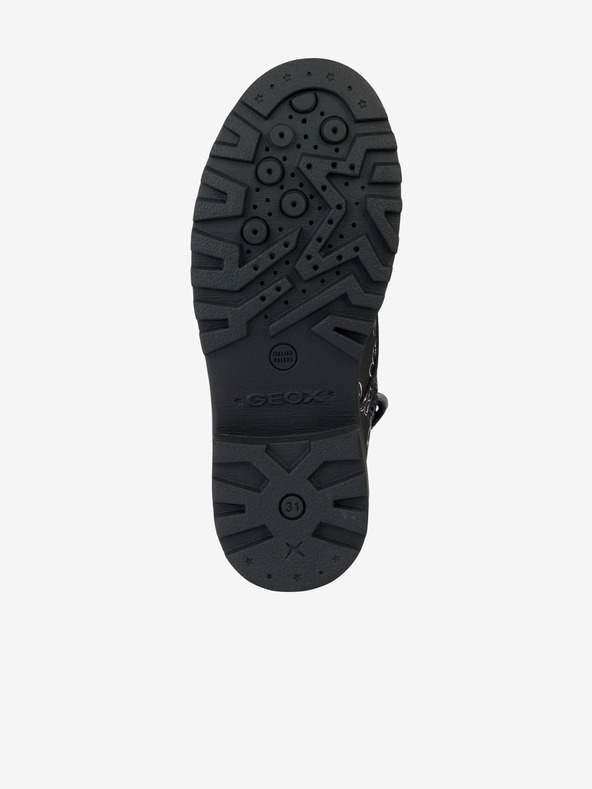 Geox Černá dívčí kotníková obuv Geox Casey
