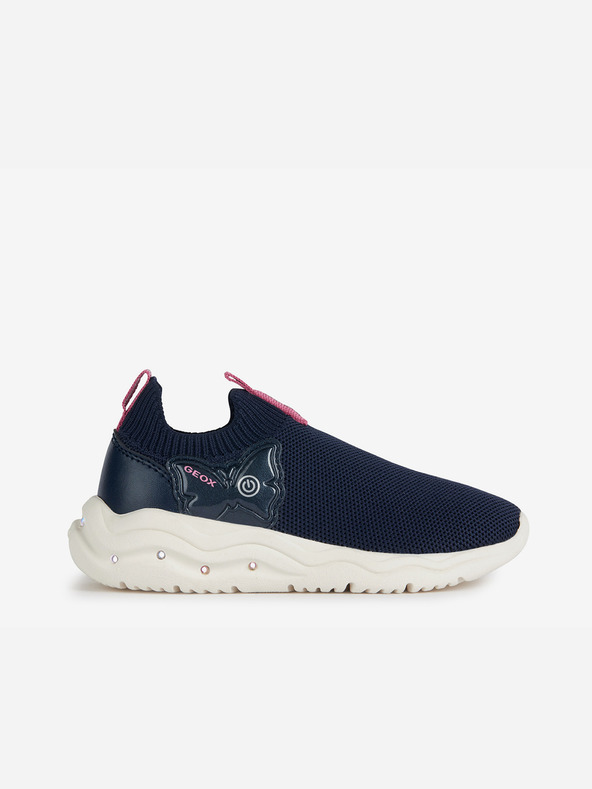 Geox Tmavě modré holčičí slip on tenisky Geox