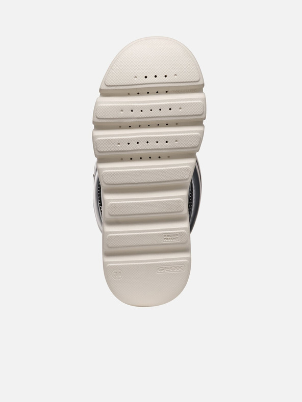 Geox Stříbrná dívčí zimní obuv Geox Willabooa