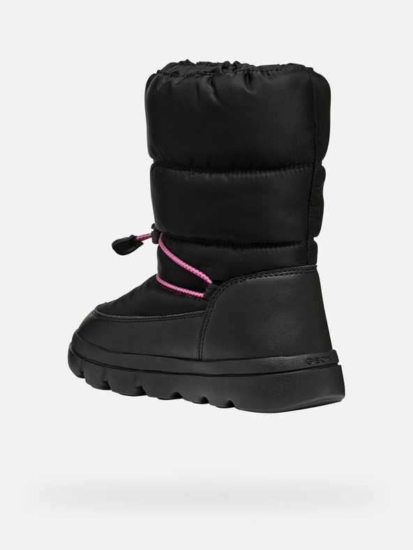 Geox Černá dívčí zimní obuv Geox Willaboo B A
