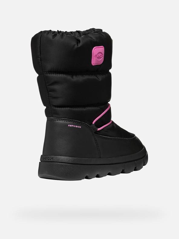 Geox Černá dívčí zimní obuv Geox Willaboo B A