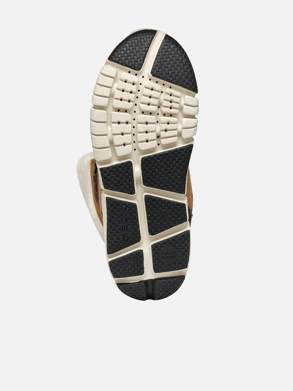 Geox Světle hnědá dívčí kotníková obuv Geox Flexyper AB