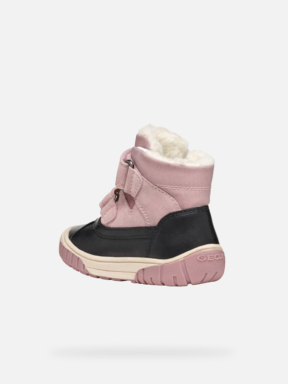 Geox Černá dívčí kotníková obuv Geox Omar WPF