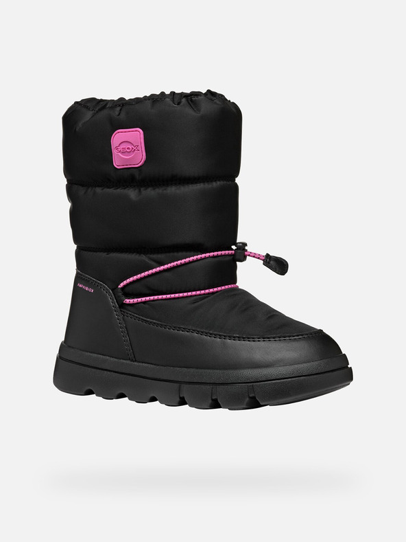 Geox Černá dívčí zimní obuv Geox Willaboo B A