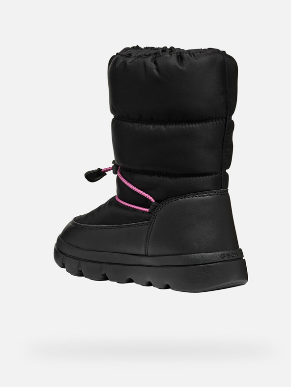 Geox Černá dívčí zimní obuv Geox Willaboo B A