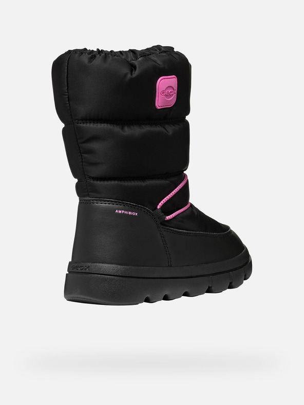 Geox Černá dívčí zimní obuv Geox Willaboo B A