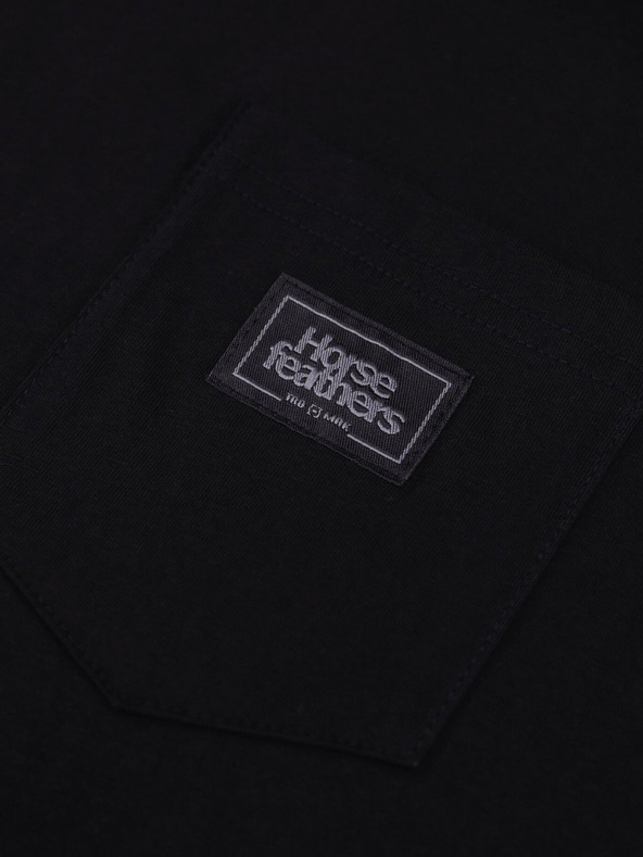 Horsefeathers Triko Alpha - black velikost L HORSEFEATHERS