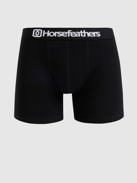 Horsefeathers Sada tří boxerek v černé barvě Horsefeathers Dynasty