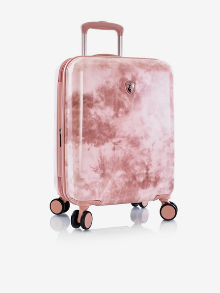 Heys Růžový vzorovaný cestovní kufr Heys Tie-Dye S