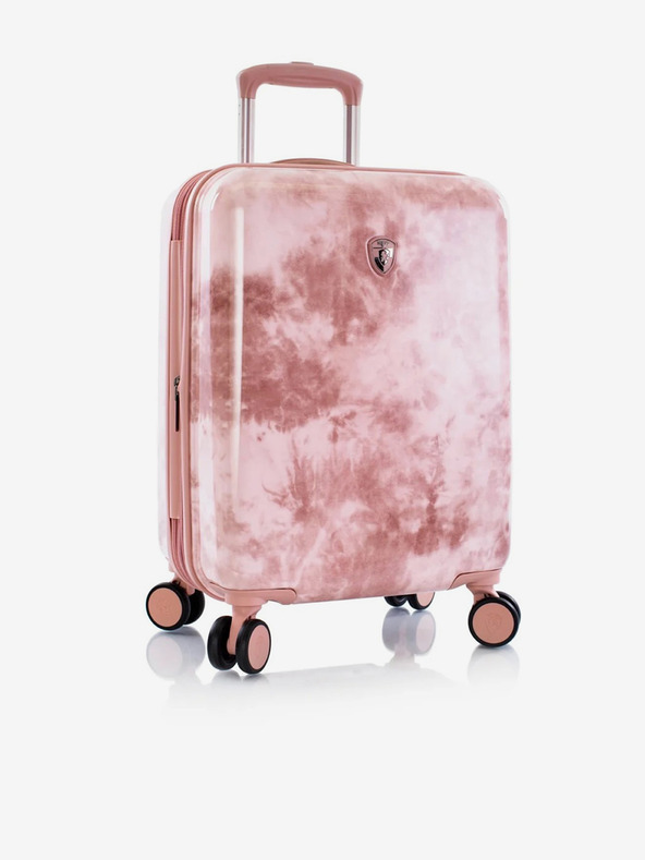 Heys Růžový vzorovaný cestovní kufr Heys Tie-Dye S
