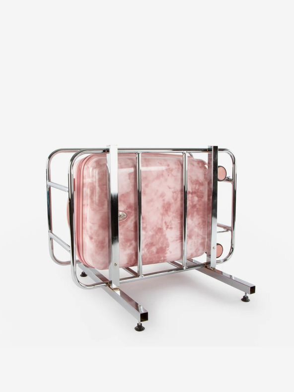 Heys Růžový vzorovaný cestovní kufr Heys Tie-Dye S