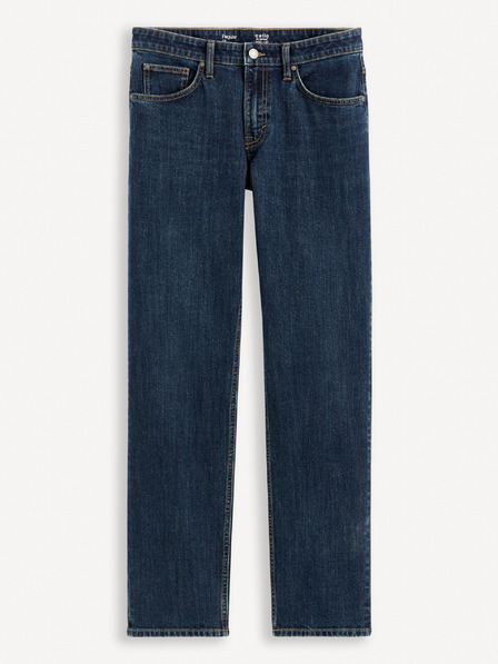 Celio Tmavě modré pánské regular fit džíny Celio Fostones