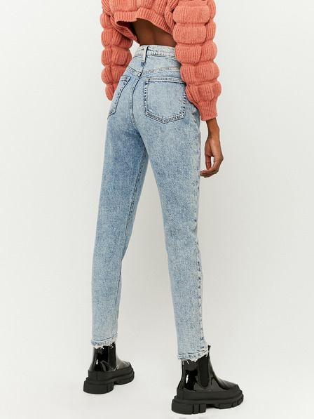 TALLY WEiJL Světle modré zkrácené straight fit džíny TALLY WEiJL