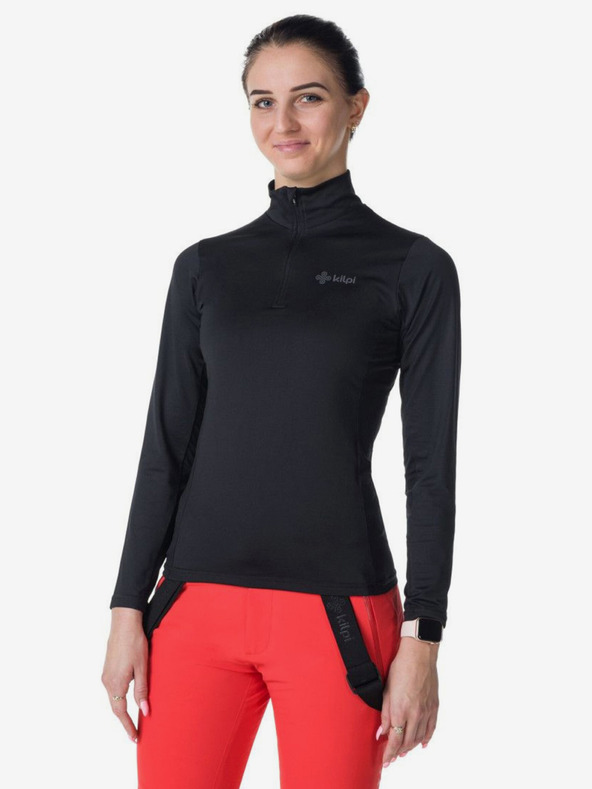 Kilpi Vínové dámské termo tričko se stojáčkem KILPI WILLIE