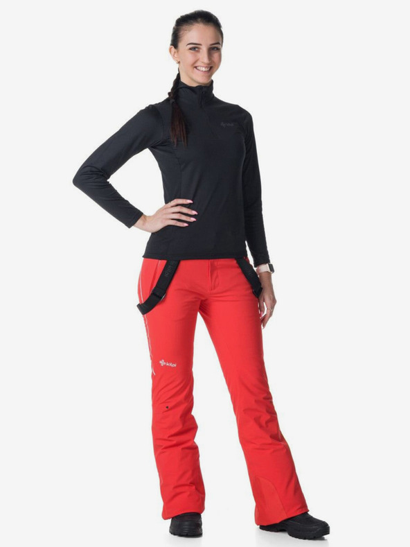 Kilpi Vínové dámské termo tričko se stojáčkem KILPI WILLIE