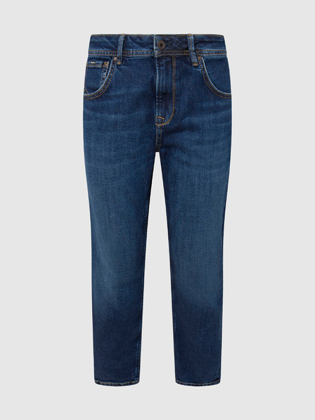 Pepe Jeans Tmavě modré dámské straight fit džíny Pepe Jeans Violet