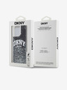 DKNY Liquid Glitter Arch Logo Zadní Kryt pro iPhone 13 Pro Max Black DKNY