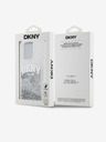 DKNY Liquid Glitter Arch Logo Zadní Kryt pro iPhone 14 Pro Transparent DKNY