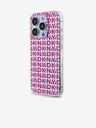 DKNY PC/TPU Repeat Pattern Zadní Kryt pro iPhone 15 Pro Pink DKNY
