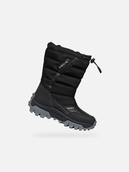 Geox Černá chlapecká zimní obuv Geox Himalaya ABX