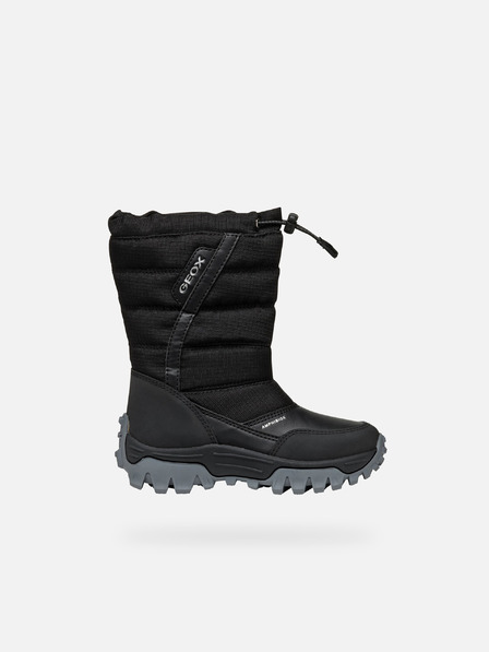 Geox Černá chlapecká zimní obuv Geox Himalaya ABX