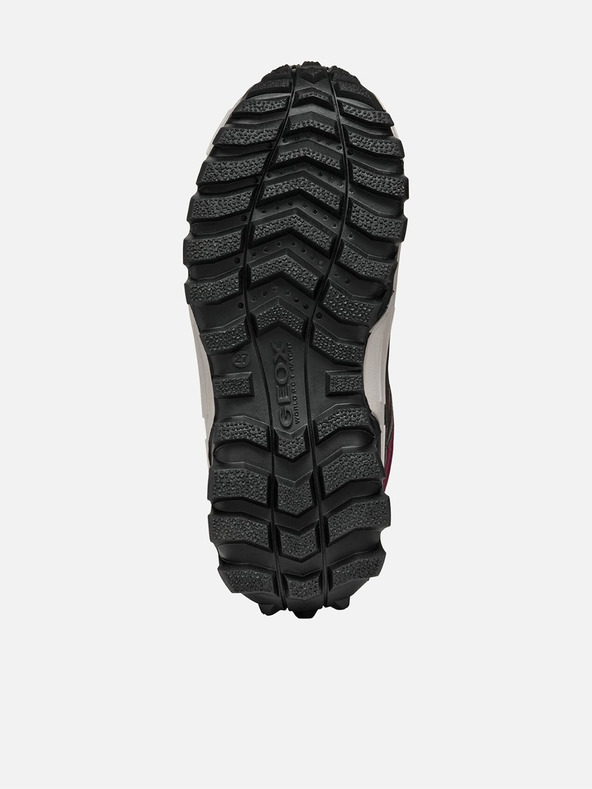 Geox Červená dívčí zimní obuv Geox Himalaya  B Ab