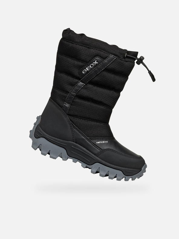 Geox Černá chlapecká zimní obuv Geox Himalaya ABX