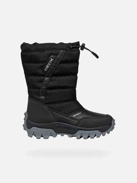 Geox Černá chlapecká zimní obuv Geox Himalaya ABX