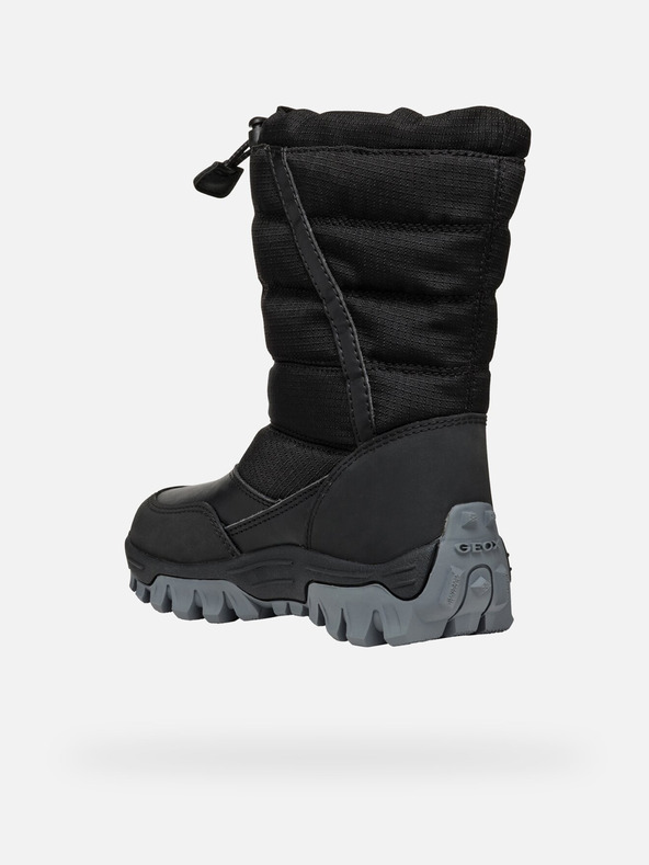 Geox Černá chlapecká zimní obuv Geox Himalaya ABX