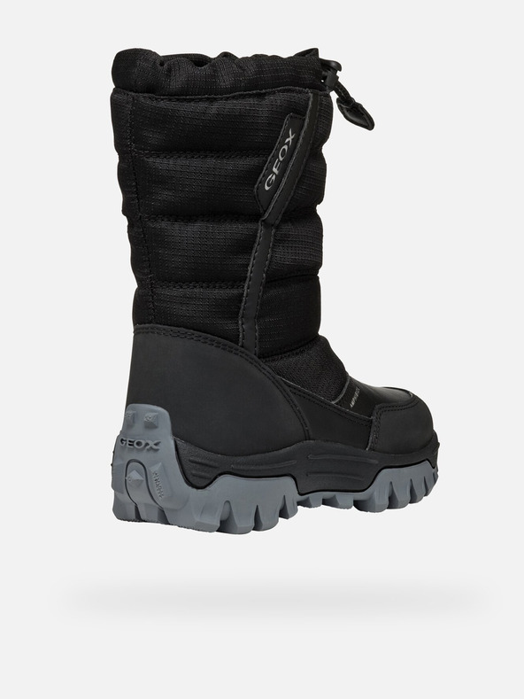 Geox Černá chlapecká zimní obuv Geox Himalaya ABX