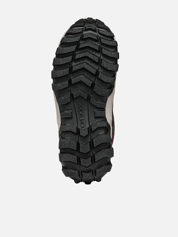 Geox Červená dívčí zimní obuv Geox Himalaya  B Ab