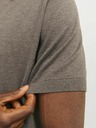 Jack & Jones Hnědé pánské polo tričko Jack & Jones Cigor